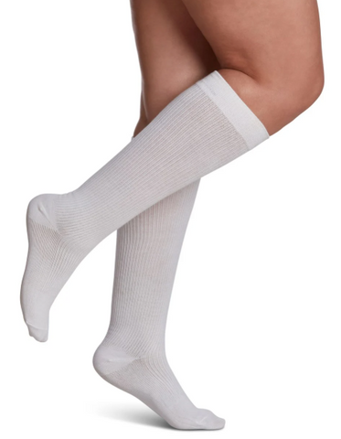 Bas de compression 15-20mmhg Sigvaris 186 Coton décontracté pour Homme (Mollet)