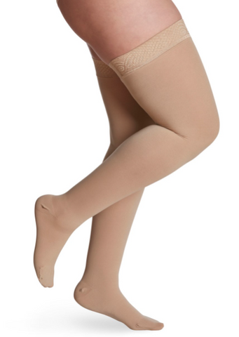 Bas de compression 20-30mmhg Sigvaris 862 Opaque pour femme (Mi-Cuisse)