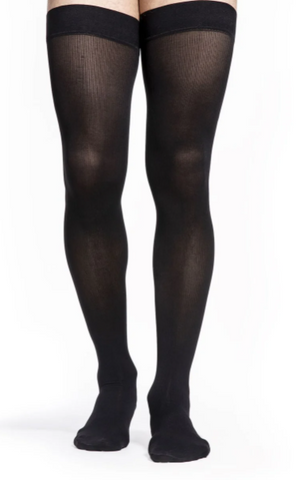 Bas de compression 20-30mmhg Sigvaris 822 Microfibre pour homme (Mi-cuisse)