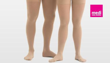 Bas de compression 20-30 mmhg Medi Plus pour femme (Mi-cuisse)