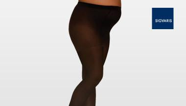 Bas de compression 20-30mmhg Sigvaris 840 Soft Opaque pour femme (Maternité)
